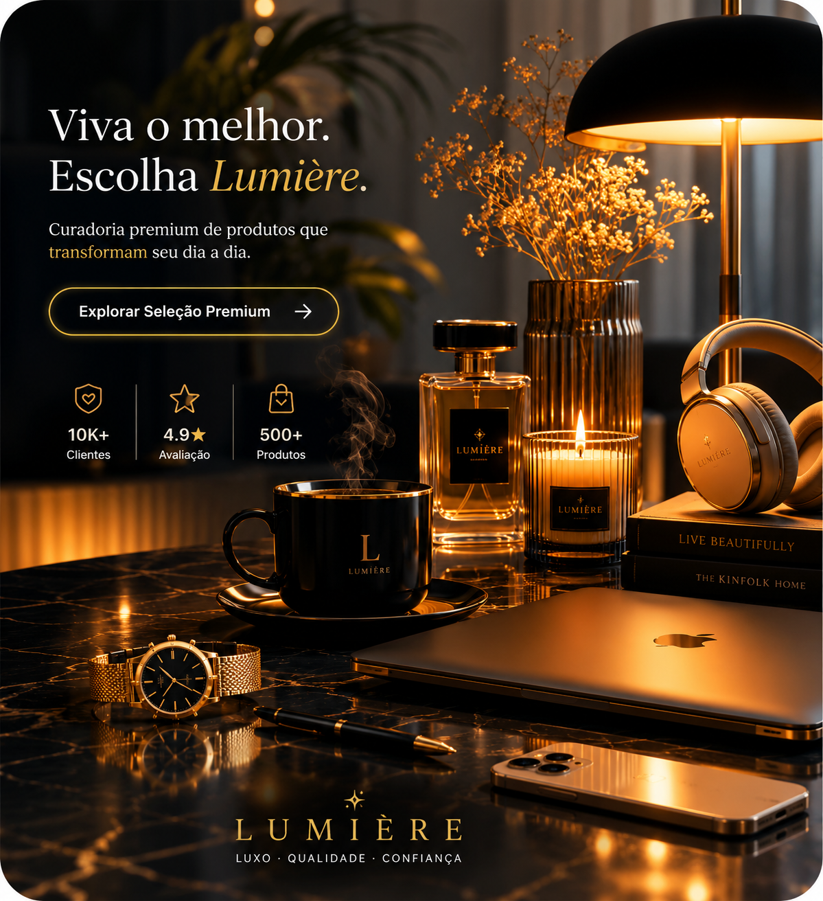 Lumière — curadoria premium de produtos de luxo